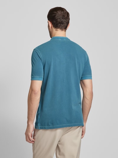 Strellson Regular Fit Poloshirt mit Stehkragen Modell 'Phillip' Petrol 5