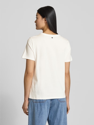 Weekend Max Mara T-Shirt mit Motiv- und Label-Print Modell 'TEIERA' Weiss 5