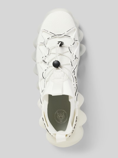 PLEIN SPORT Sneaker mit Label-Applikation Modell 'THE BUBBLE' Weiss 3