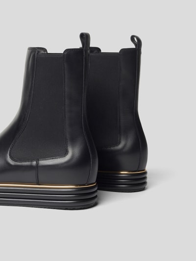 Bally Chelsea Boots mit Applikation Schwarz 3