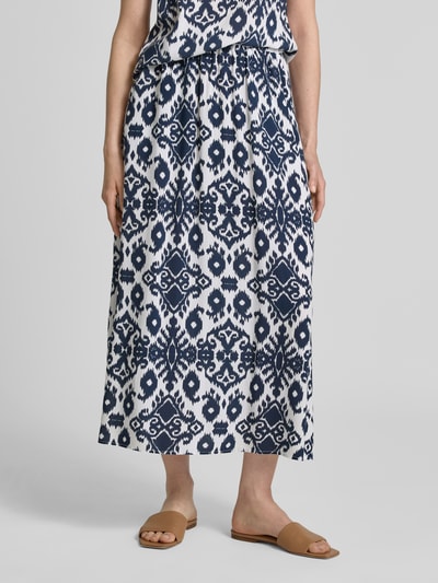 Vero Moda Maxi-Rock aus reiner Viskose Modell 'EASY JOY' Marine 4