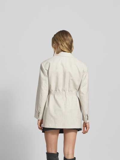 Rabanne Blazer mit Reverskragen Hellgrau 5