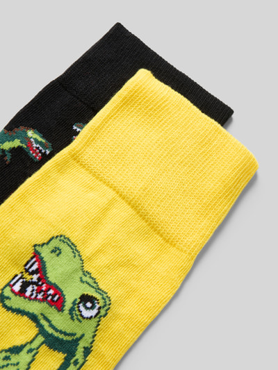 Christian Berg Men Sokken met elastische ribboordjes in een set van 2 paar  - 2