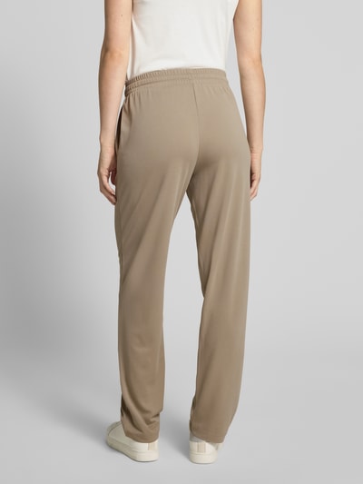 Christian Berg Woman Broek met elastische band en tunnelkoord Steengrijs - 5