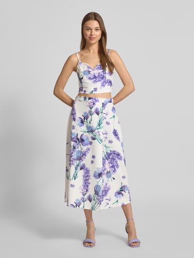 GUIDO MARIA KRETSCHMER WOMAN Top mit V-Ausschnitt Modell 'Ashley' Flieder 1