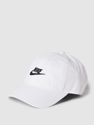 Nike Basecap mit Label-Stitching Weiss 1