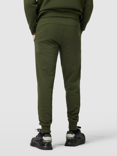 PUMA PERFORMANCE Sweatpants mit Label-Print Dunkelgruen 5