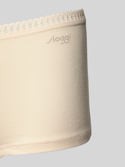 Sloggi Slip met logoprint in een set van 3 stuks, model 'Crush' Mauve - 2