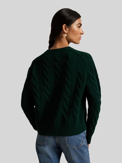 Polo Ralph Lauren Kaschmirpullover mit Zopfmuster Gruen 5