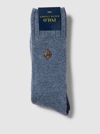 Polo Ralph Lauren Underwear Socken mit Stitching Blau 3