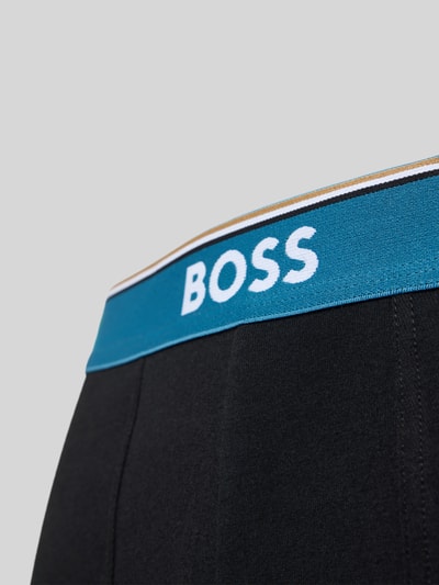 BOSS Regular Fit Boxershorts aus Baumwoll-Mix im 3er-Pack Black 2