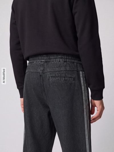 adidas Sportswear Regular Fit Jeans aus reiner Baumwolle  Black 3