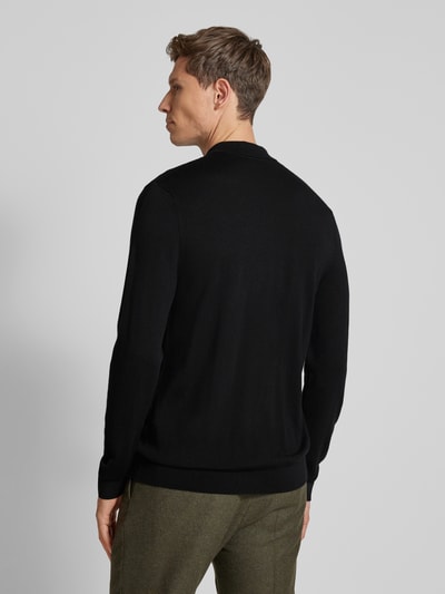 SELECTED HOMME Cardigan met platte kraag, model 'TRAY' Zwart - 5