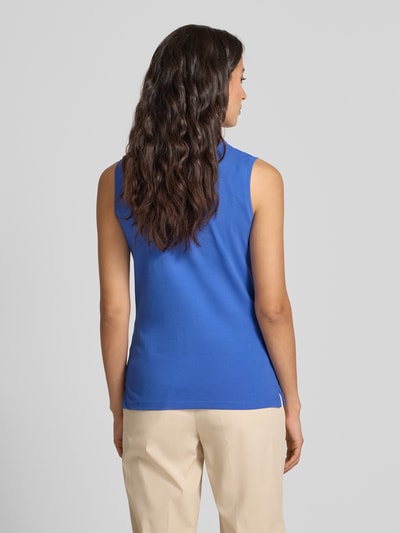 Christian Berg Woman Tanktop met polokraag Blauw - 5