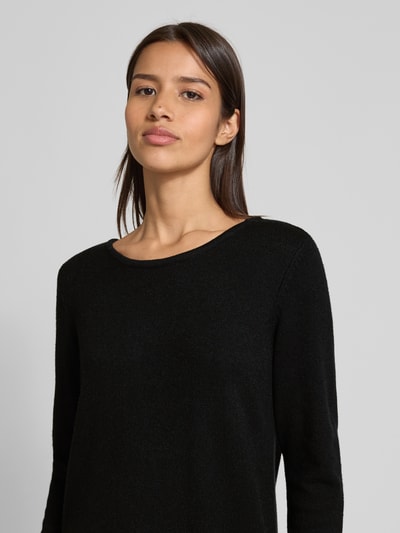 Vila Knielanges Kleid mit Rundhalsausschnitt Modell 'RIL' Black 3