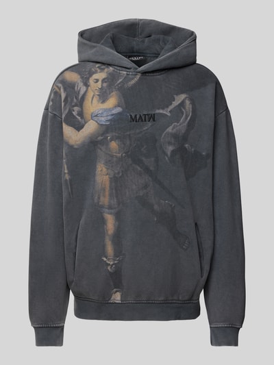 Review X MATW Hoodie met motiefprint - MATW X Review Zwart - 2