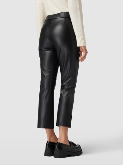 Christian Berg Woman Broek in leerlook Zwart - 5