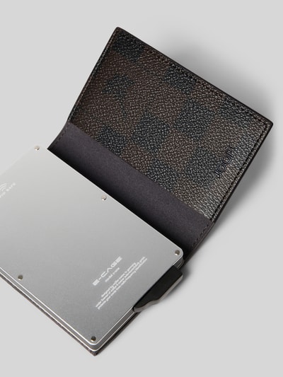 JOOP! Collection Pasjeshouder in leerlook, model 'cortina piazza' Middenbruin - 3