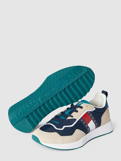 Tommy Jeans Sneakers met contrastgarnering, model 'TOMMY JEANS TRACK CLEAT' Marineblauw - 4