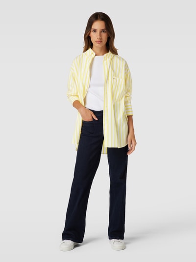 Tommy Hilfiger Overhemdblouse met streepmotief Geel - 1