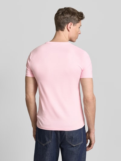 Polo Ralph Lauren Regular fit T-shirt van puur katoen Felroze gemêleerd - 5