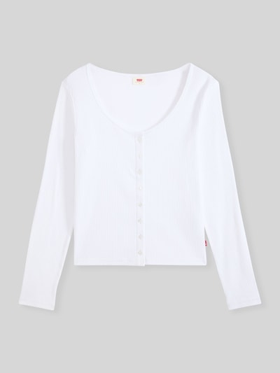 Levi's® Slim fit shirt met lange mouwen van katoenmix model 'AUSTEN' Wit - 2