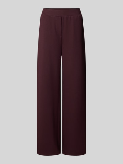 Produktfoto, Relaxed Fit Sweathose aus Viskose-Mix Modell 'Style.Maine' von Brax in dunklem Braun, glatte Textur, Damen Sweathose