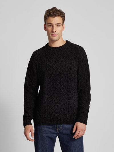 Scotch & Soda Strickpullover mit Rundhalsausschnitt Black 4