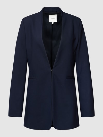 s.Oliver BLACK LABEL Blazer mit V-Ausschnitt Marine 2