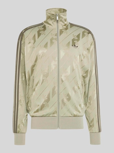 adidas Originals regular fit sweatjack met ritssluiting Zilver - 2