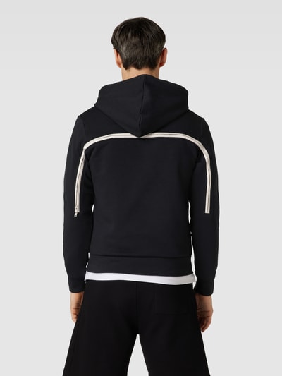 Iceberg Hoodie mit Label-Print Modell 'FELPA' Black 5