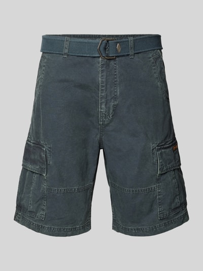 Superdry Regular Fit Cargoshorts mit Gürtel Marine 2