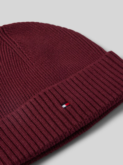 Tommy Hilfiger Mütze mit Logo-Stitching Modell 'PIMA' Bordeaux 2