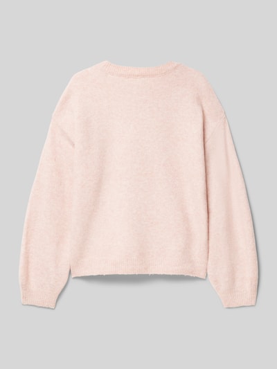 Only Comfort Fit Strickpullover in Melange Modell 'SHELDO' Rosa 3