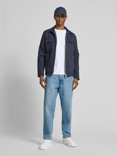 HUGO Relaxed Tapered Fit Jeans Modell 'HUGO 838' Jeansblau 1