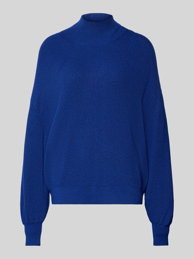 MSCH Copenhagen Gebreide pullover van viscosemix, model 'Magnea Rachelle' Koningsblauw - 2