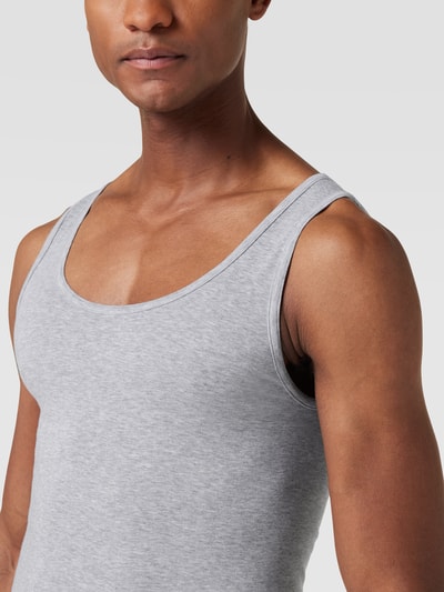 Mey Tanktop im unifarbenen Design Mittelgrau Melange 3