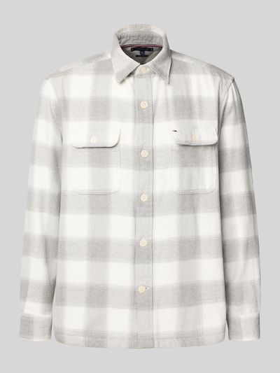 Tommy Hilfiger Regular Fit Freizeithemd aus reiner Baumwolle Hellgrau 2