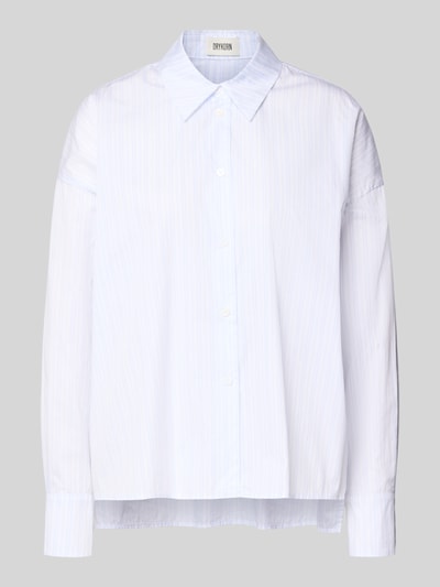 Produktfoto, Relaxed Fit Bluse mit verlängertem Rückenteil Modell 'CLOELIA' von Drykorn aus reiner bawełna z kołnierzykiem koszulowym