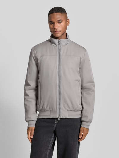Geox Jacke mit Stehkragen Modell 'VINCINT' Graphit 4