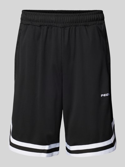 Pegador Regular Fit Shorts mit Label-Stitching Modell 'LANSING' Black 2