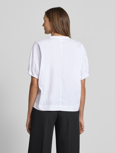 Emily Van den Bergh Blusenshirt mit elastischen Ärmelabschlüssen Offwhite 5