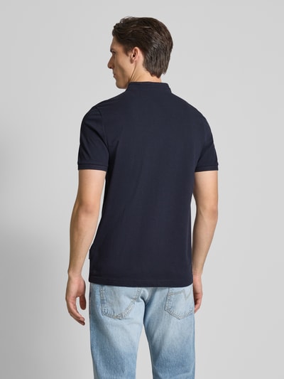 HECHTER PARIS Poloshirt mit kurzer Knopfleiste Marine 5