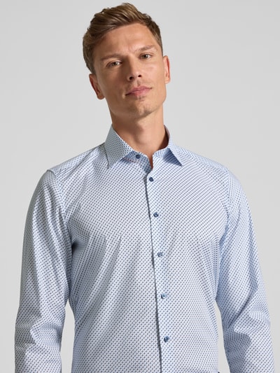 OLYMP Level Five Slim fit zakelijk overhemd met kentkraag Wit - 3