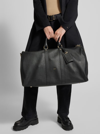 Abro Weekender mit Label-Applikationen Modell 'ANNE' Black 1