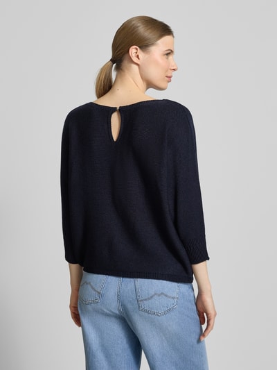 MORE & MORE Strickpullover mit 3/4-Arm Marine 5