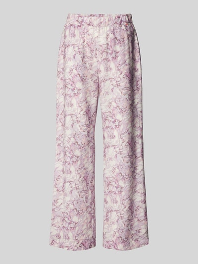 BOSS Orange Stoffhose mit Allover-Muster Modell 'Teska' Weiss 2