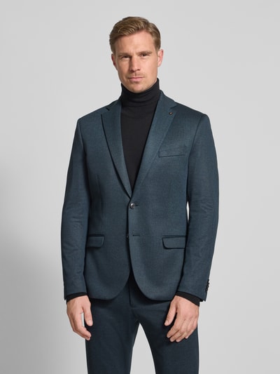 Zuitable 2-knoops colbert met reverskraag Petrol - 4