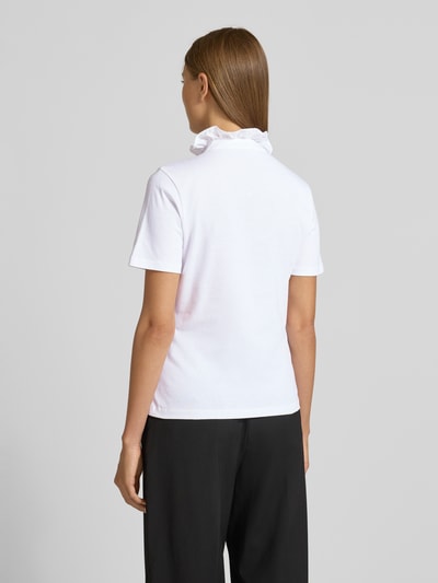 Rich & Royal T-shirt met opstaande kraag Wit - 5