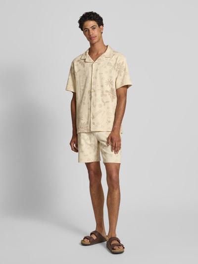 Only & Sons Regular Fit Freizeithemd aus reiner Baumwolle Modell 'BAGGIO' Offwhite 1